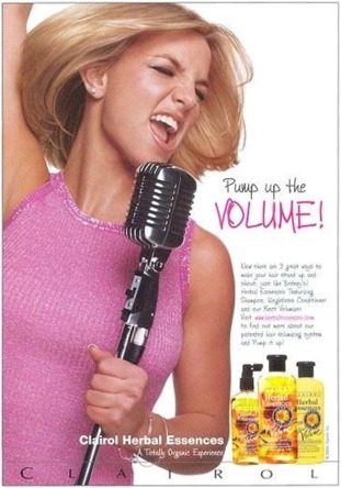 She's got the herble in the shower...